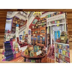 White Mountain Readers Paradise 1000 PC Jigsaw Puzzle 2019 1244 Library Books